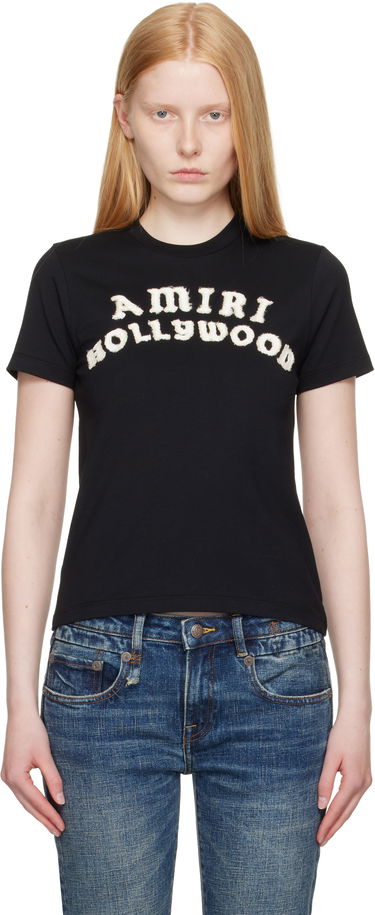 Тениска AMIRI Amiri Hollywood T-Shirt Черно | AWJYTE1062, 0