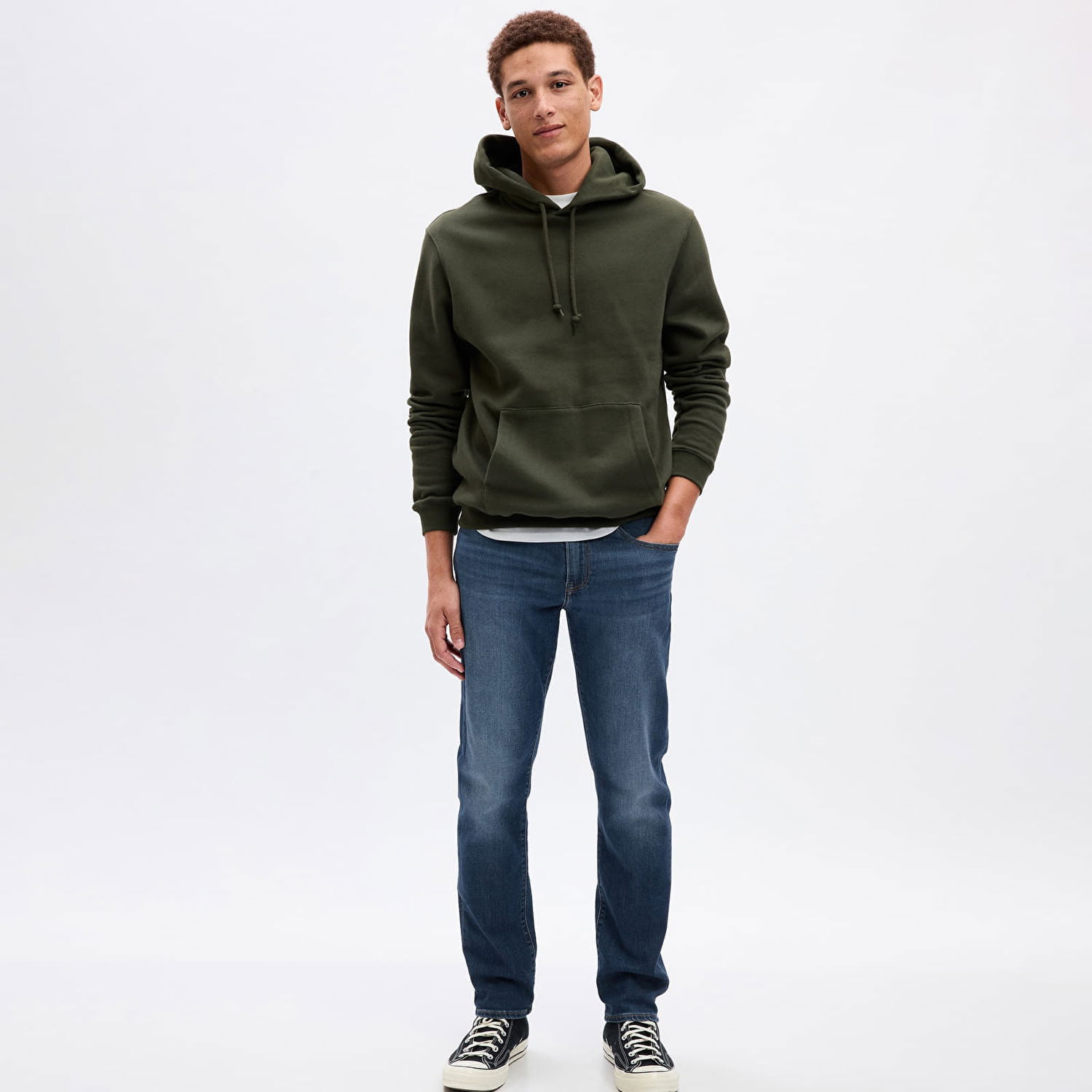Дънки GAP Denim Pants Slim Medium Wash Тъмно синьо | 728701-00, 0