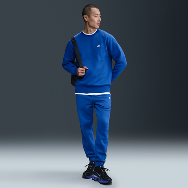 Суитчър Nike Nike Club Fleece Crewneck Sweatshirt Синьо | FN3886-480, 3