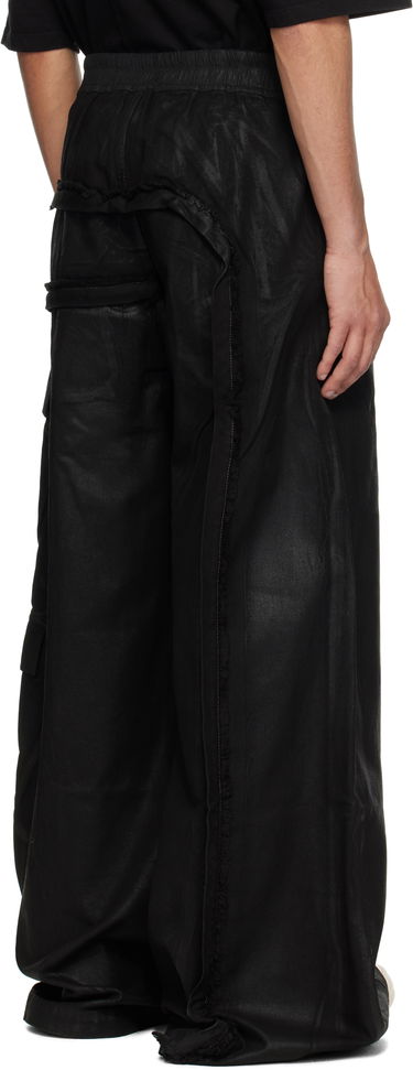Карго панталони Rick Owens Rick Owens DRKSHDW Hollywood Imbalanced Double Cargo Jumbo Belas Denim Cargo Pants Черно | DU01E3375 DCF, 2