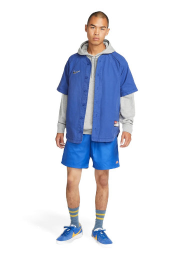 Фланелка Nike SB Skate Baseball Синьо | DQ6282-455