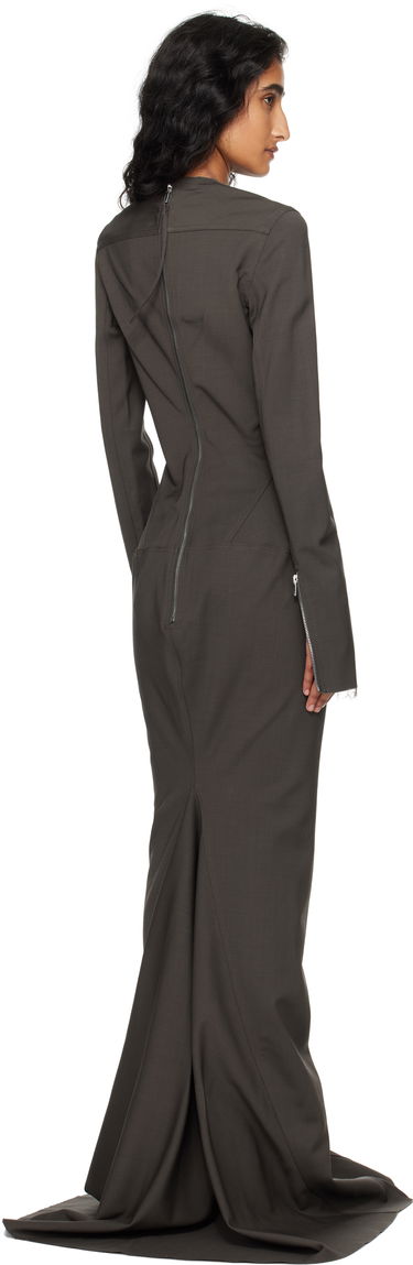 Pокля Rick Owens Rick Owens Wool Maxi Dress Сиво | RP02E4510 WST, 2