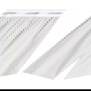 Пижама CALVIN KLEIN Short Sleeve Crew Neck T-Shirt and Poplin Boxer Shorts Set Бяло | LV00NM2906TN8, 3