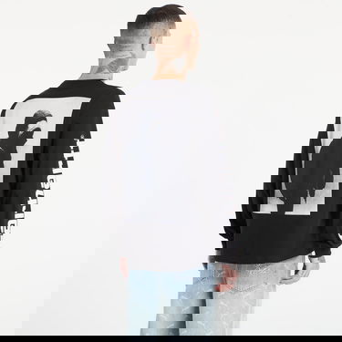 Тениска Carhartt WIP Long Sleeve Archive Script T-Shirt Черно | I036002.89XX, 2