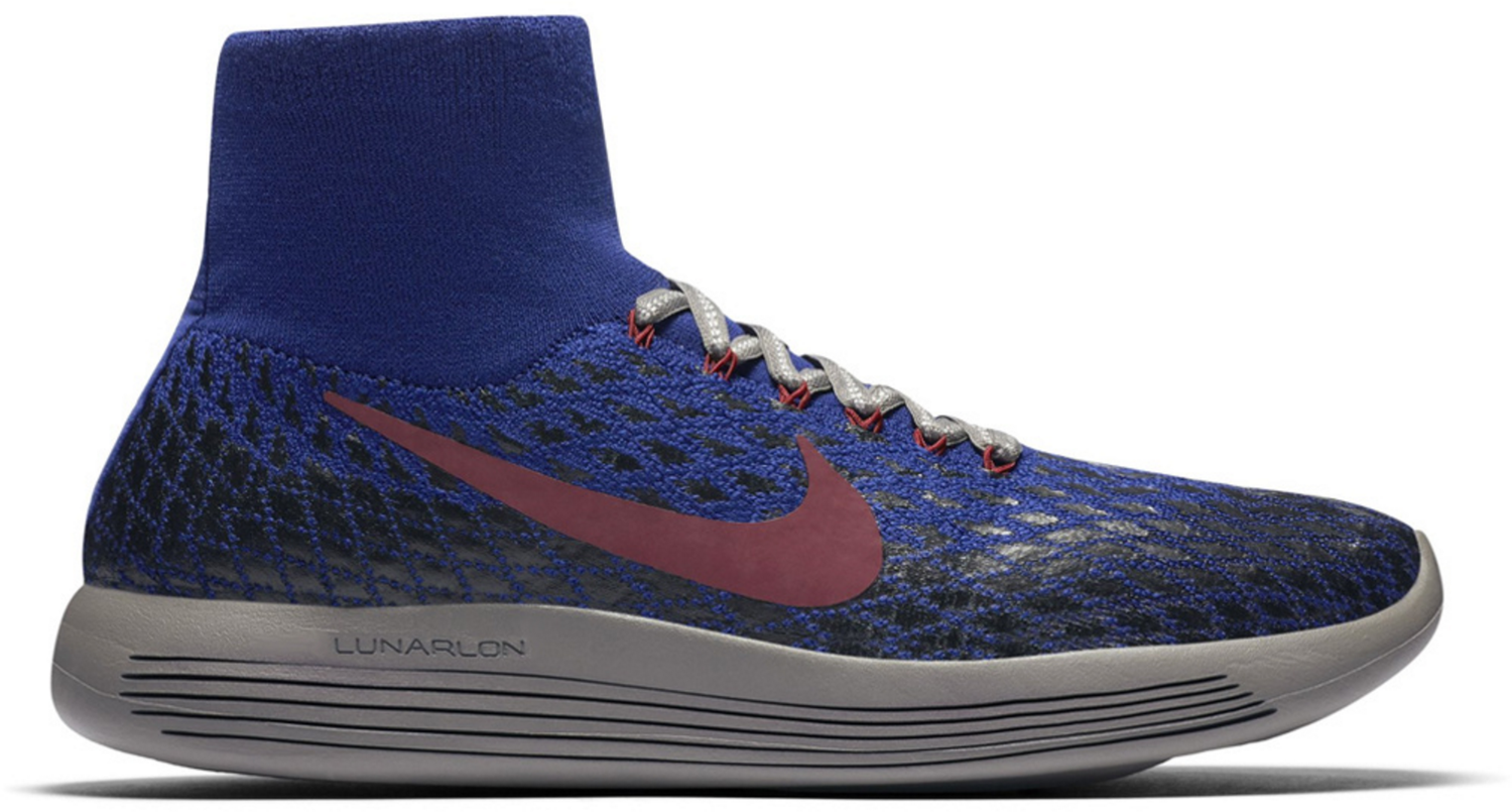 Кецове и обувки Nike LunarEpic Flyknit Shield Gyakusou Blue Тъмно синьо | 859891-400, 0