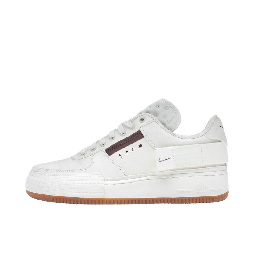 Кецове и обувки Nike Air Force 1 Type Sail Gum Бяло | CJ1281-100