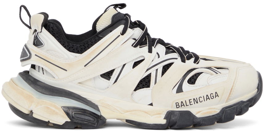 Кецове и обувки Balenciaga Track Sneakers "White & Black" Бяло | 542436 W1GC4 9010, 0