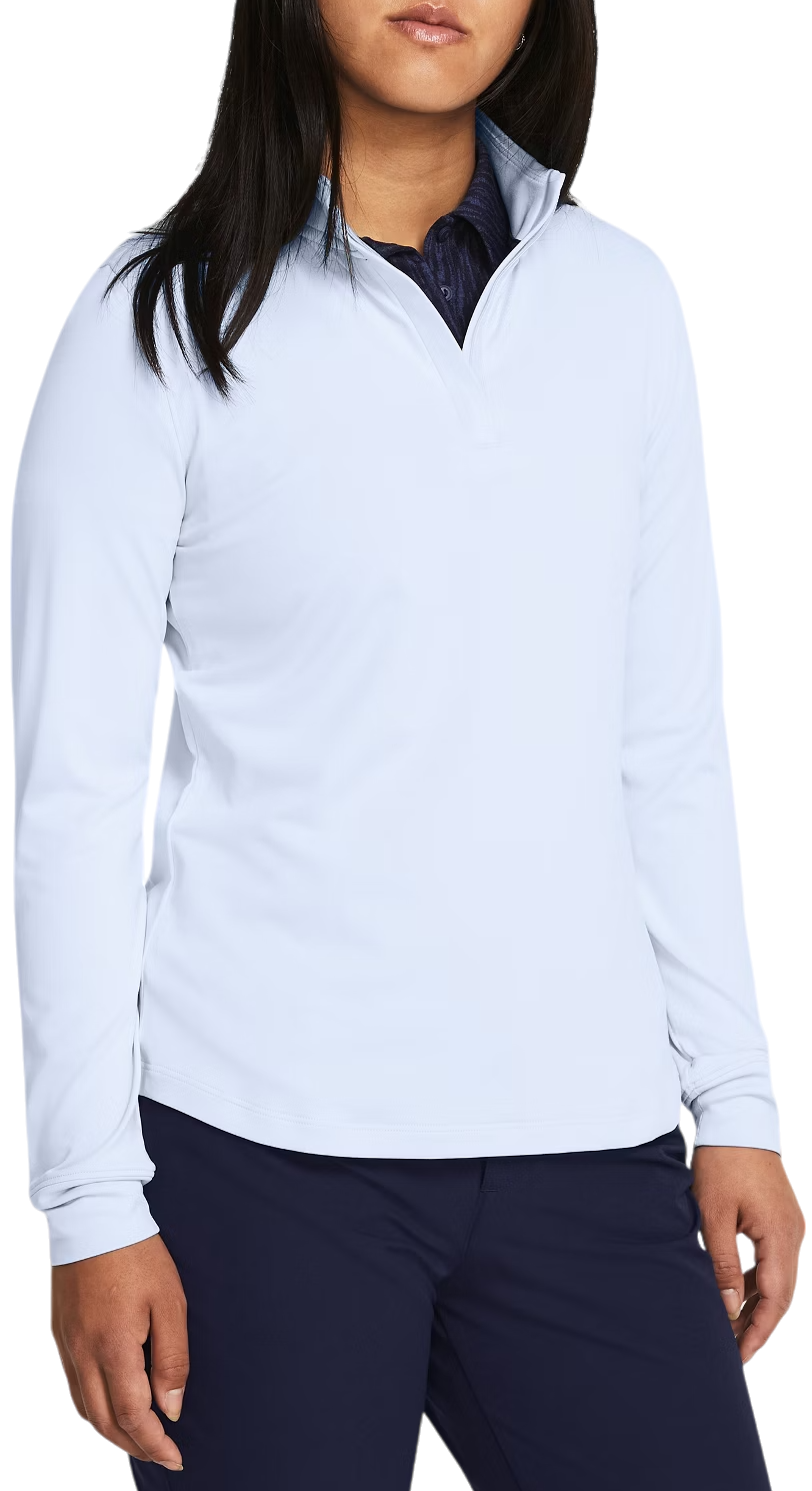 Суитчър Under Armour Playoff Quarter Zip Pullover Синьо | 1383614-464