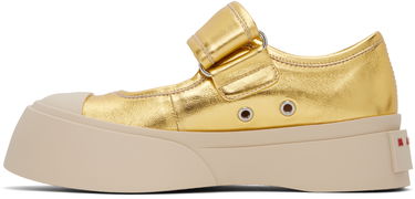 Облекло Marni Marni Leather Mary Jane Ballerinas Жълто | SNZW003120 PR695, 2