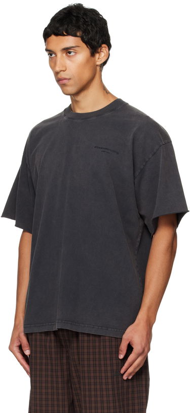 Тениска Alexander Wang Alexander Wang Short Sleeve T-Shirt Черно | 6CC3251101, 3