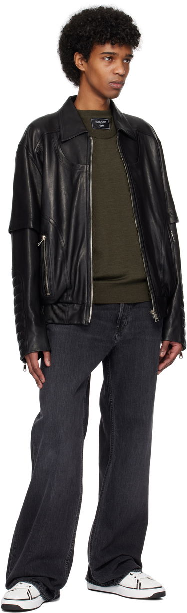Кецове и обувки Balmain Balmain B-Court Printed Calfskin Бяло | EM1VI288LCLP, 4