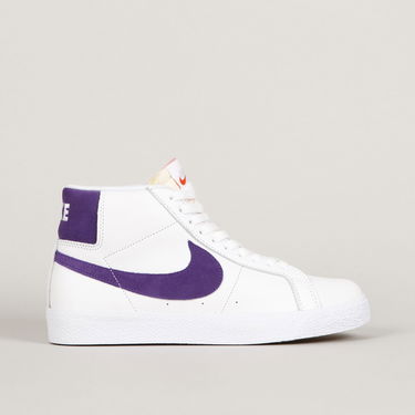 Кецове и обувки Nike SB Blazer Mid ISO "White Court Purple" Бяло | DZ4949-100, 5
