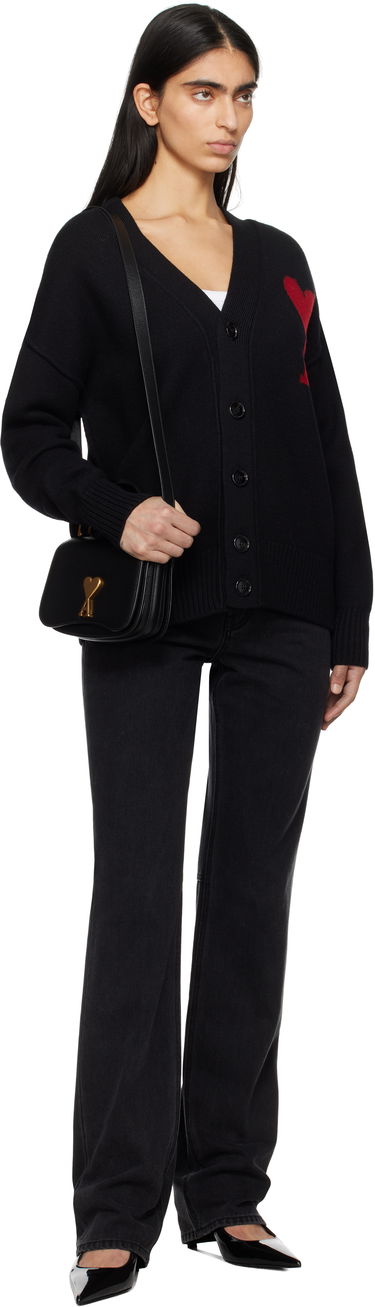 Дамска чанта AMI Mini Paris Bag Черно | ULL007.AL0036, 3