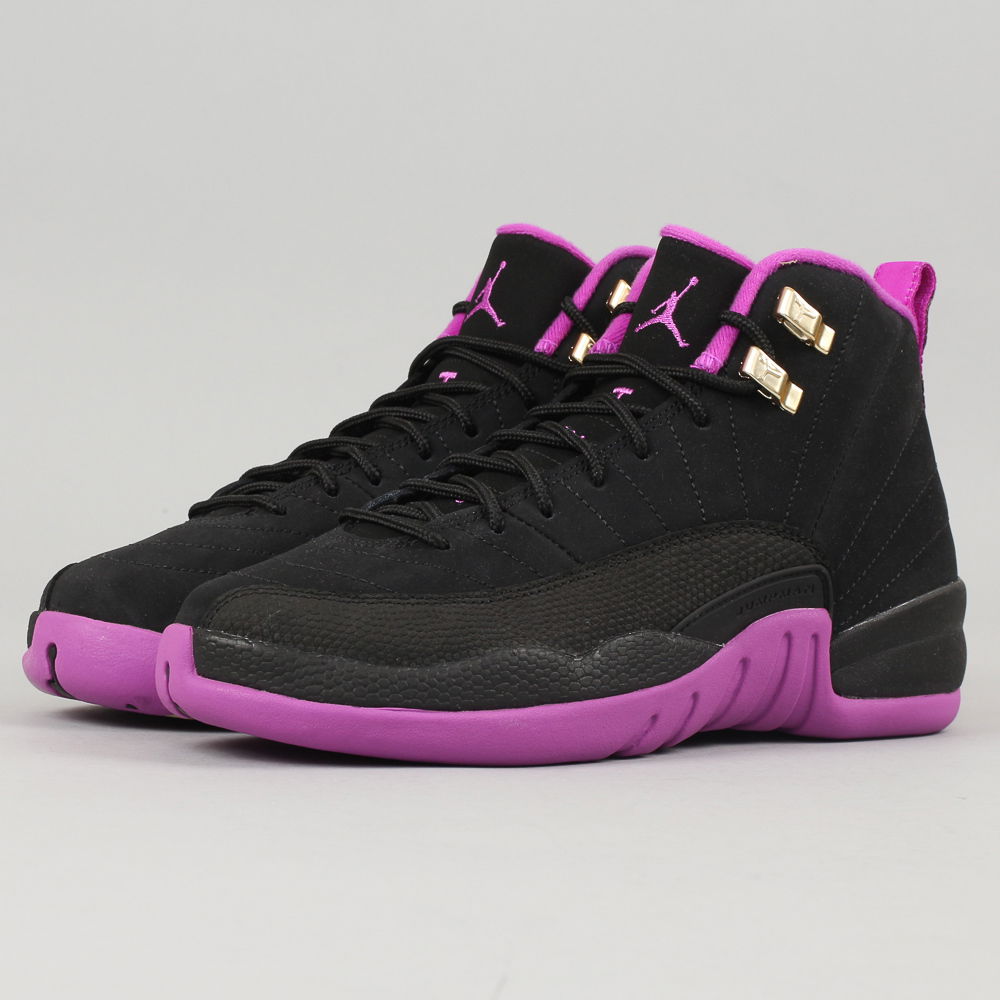 Кецове и обувки Jordan Air Jordan 12 Retro ''Hyper Violet'' GG Черно | 510815-018, 1
