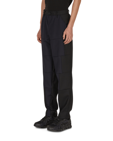 Панталони Comme des Garçons Patchwork Trousers Черно | FH-P002-W21 1, 2
