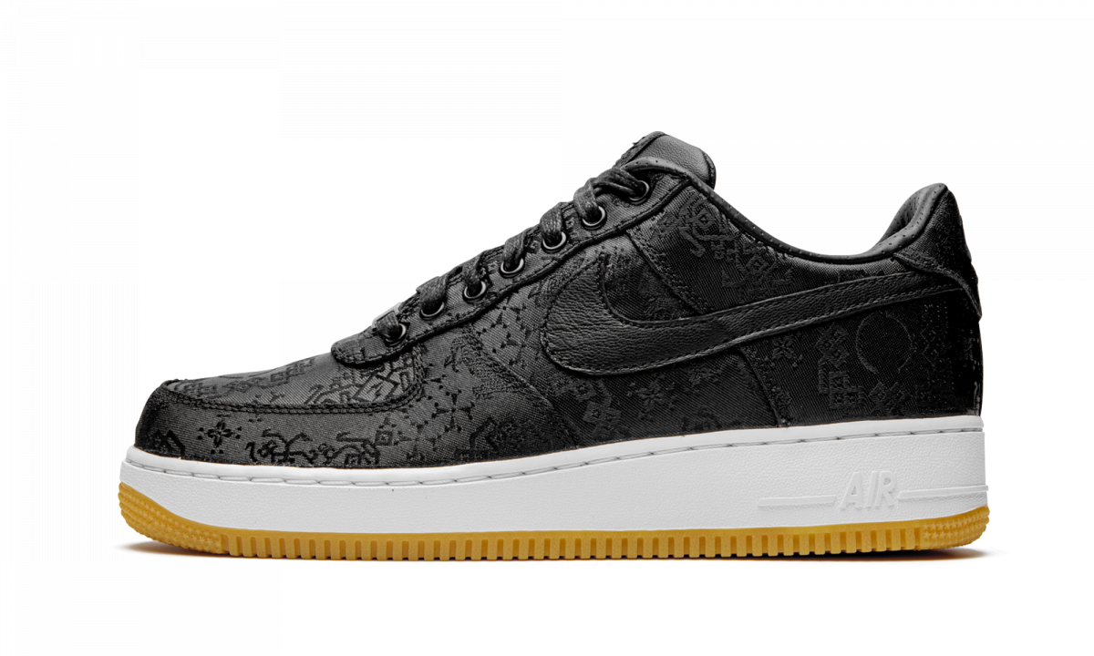 Кецове и обувки Nike Fragment Design x CLOT x Air Force 1 "Black Silk" Черно | CZ3986-001, 0