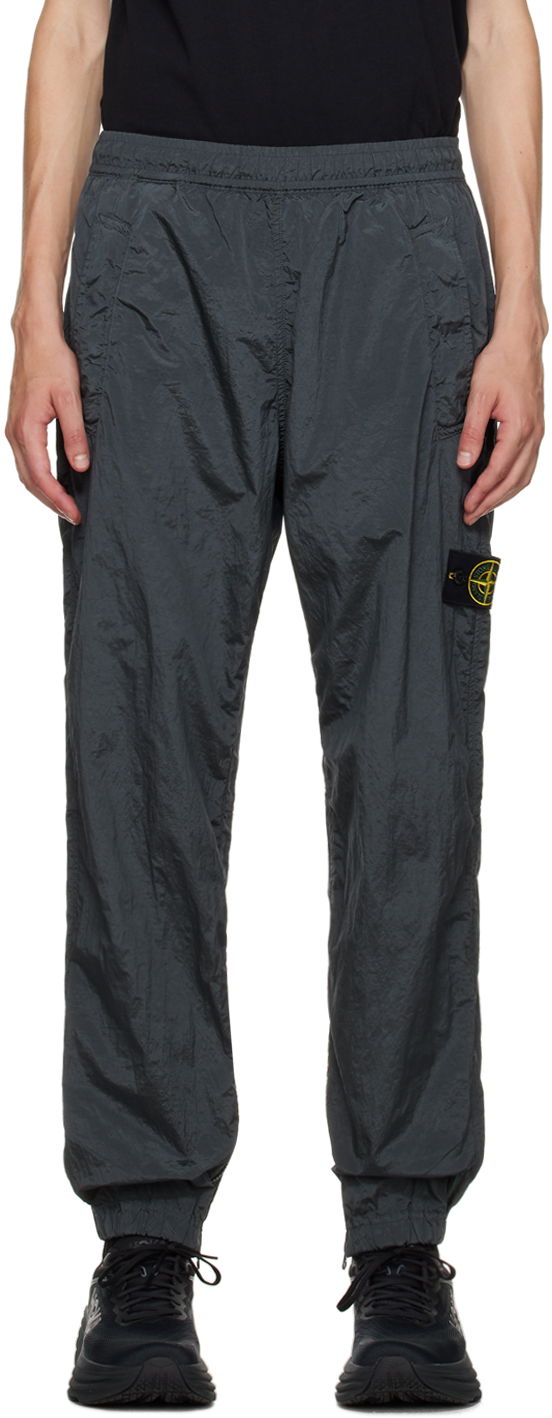 Спортни панталони Stone Island Patch Сиво | 791531119, 0