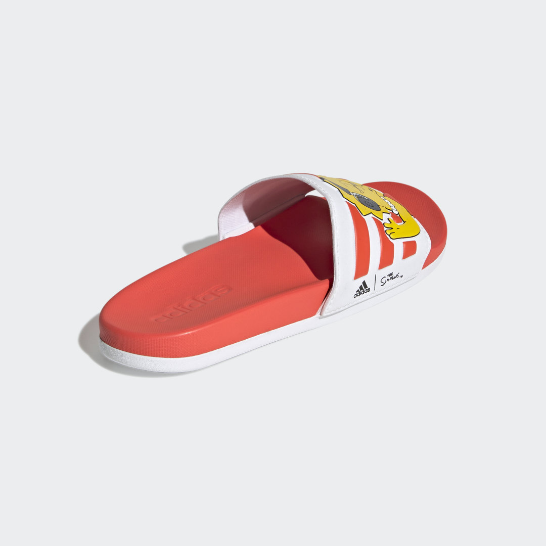 Кецове и обувки adidas Originals Adilette x The Simpsons Червено | GV7251, 1