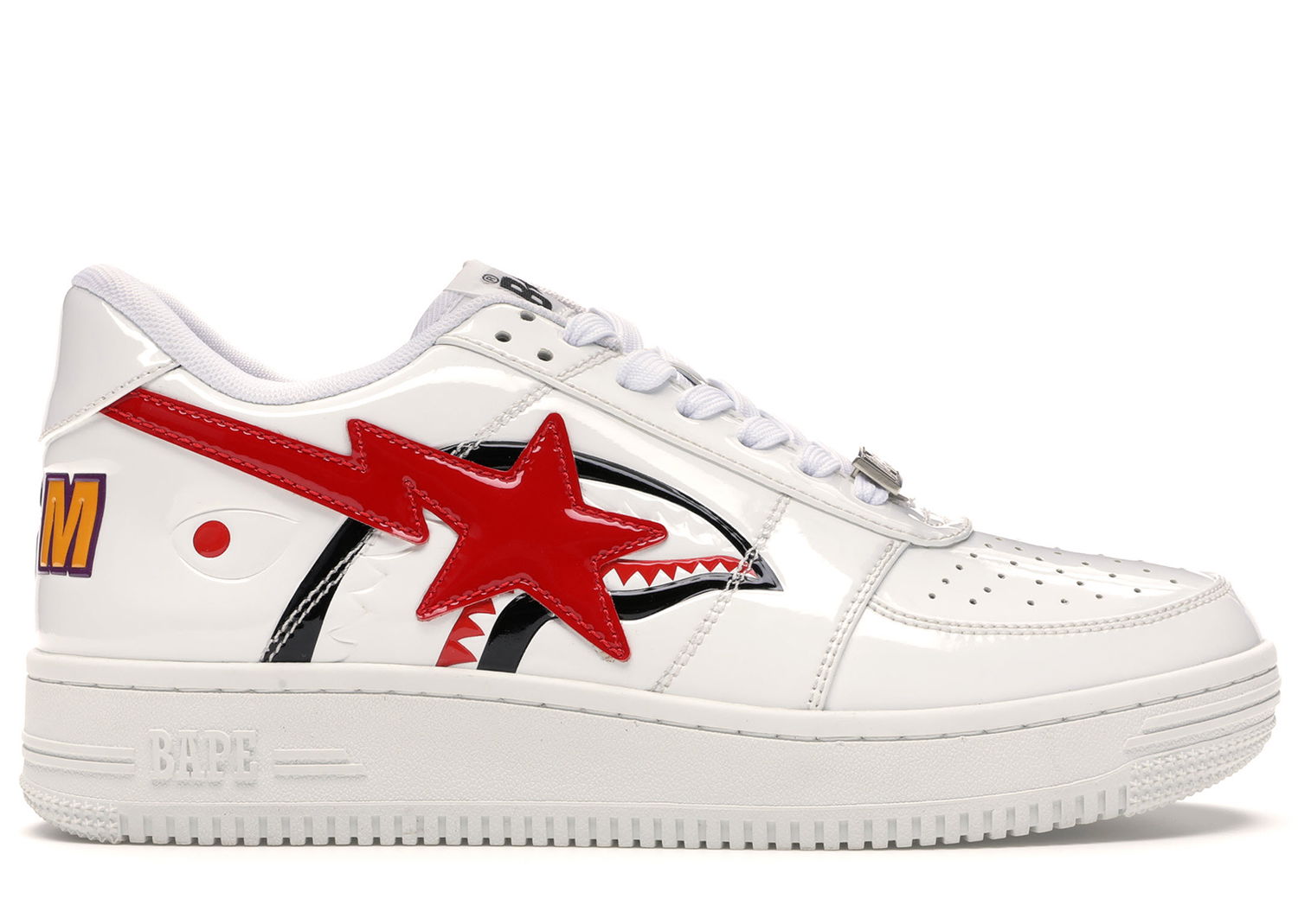 Кецове и обувки BAPE Bape Sta Low "Shark White" Бяло | 1H30-191-012-WHT, 0