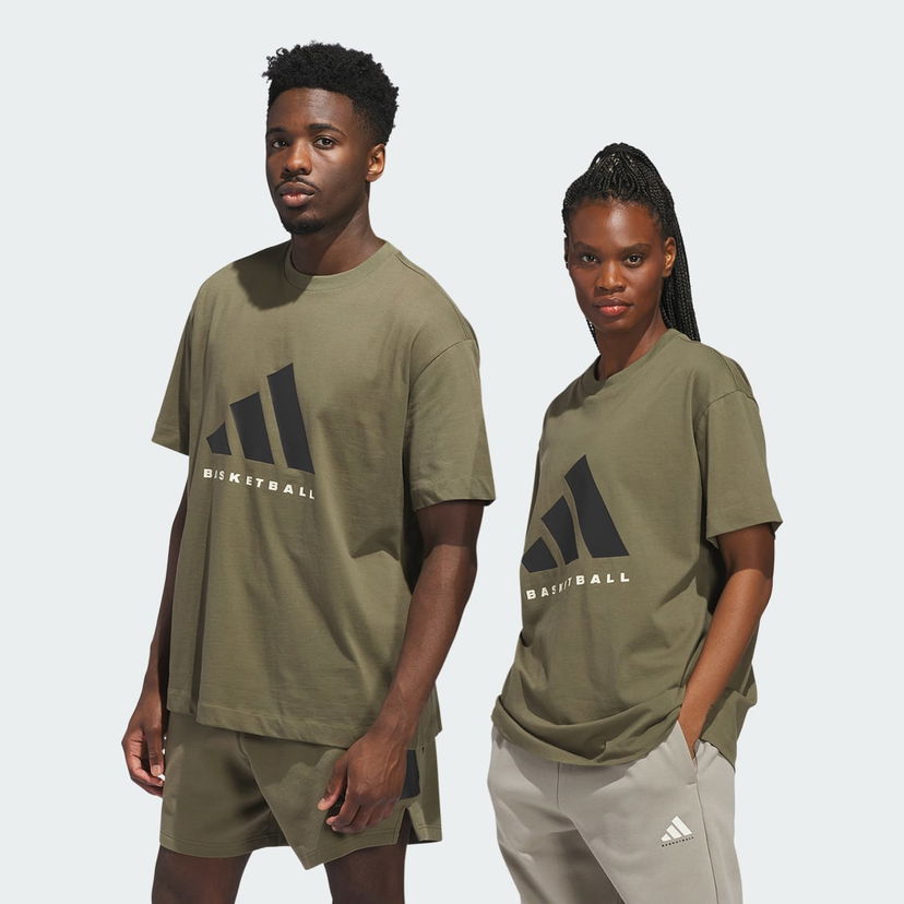 Тениска adidas Performance Adidas Basketball T-Shirt Зелено | JX5583