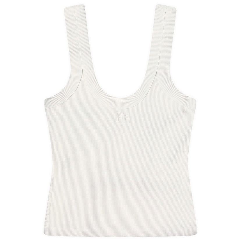 Потник Alexander Wang Logo Tank Top in Washed Сиво | 4CC2241455-132A