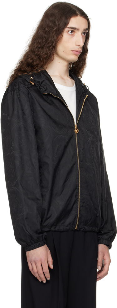 Ветровка Versace Versace Barocco Jacquard Windbreaker Jacket Черно | 1019895_1A15005, 1