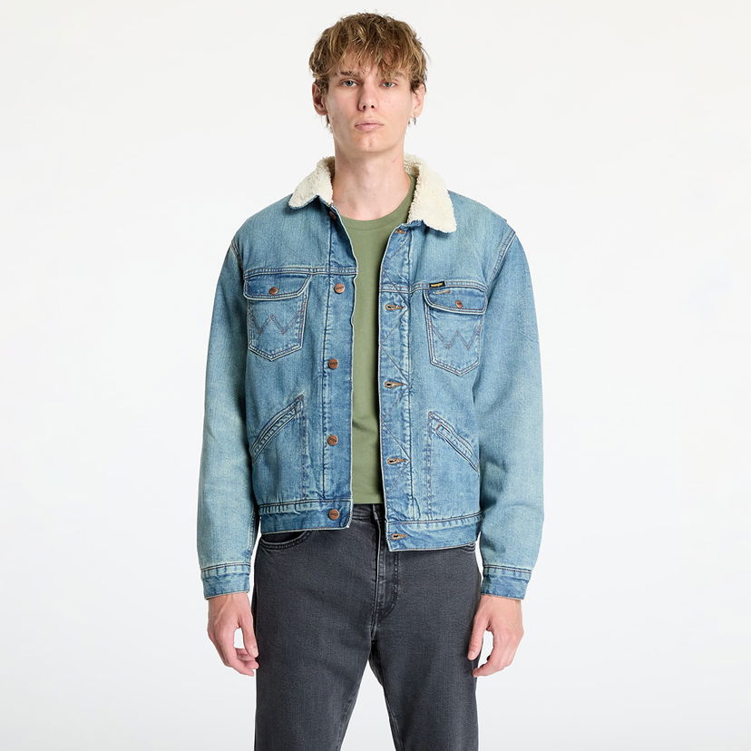 Яке Wrangler 124Mj Sherpa Sage Wash Синьо | 112357271