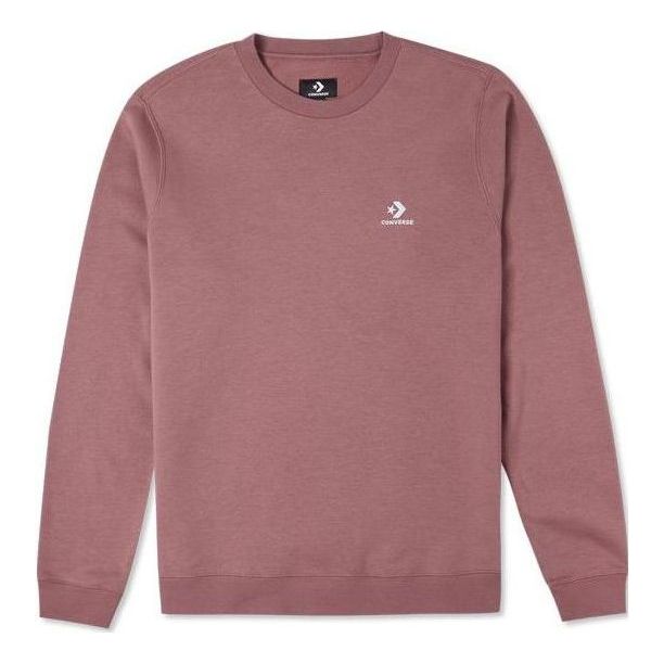 Пуловер Converse Embroidered Star Chevron Brushed Fleece Sweatshirt Розово | 10024510-A05, 0