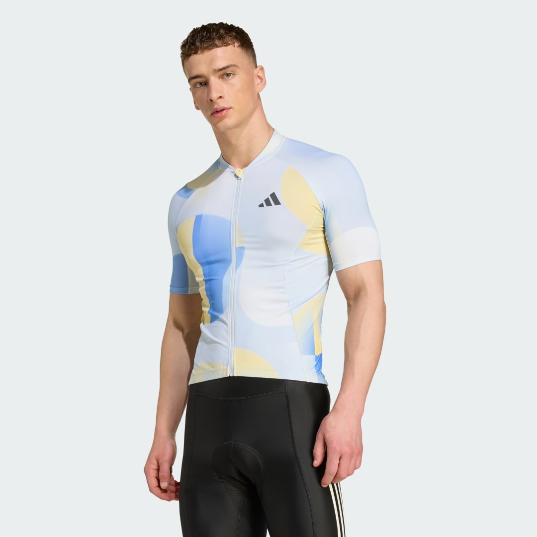 Фланелка adidas Performance Essentials Light In Motion Cycling Jersey Синьо | JZ5499, 0