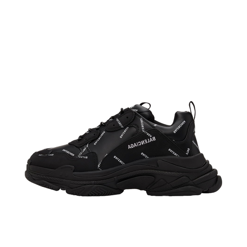 Кецове и обувки Balenciaga Triple S  Logo  Sneakers "Black" Черно | 536737-W2FA1-1090
