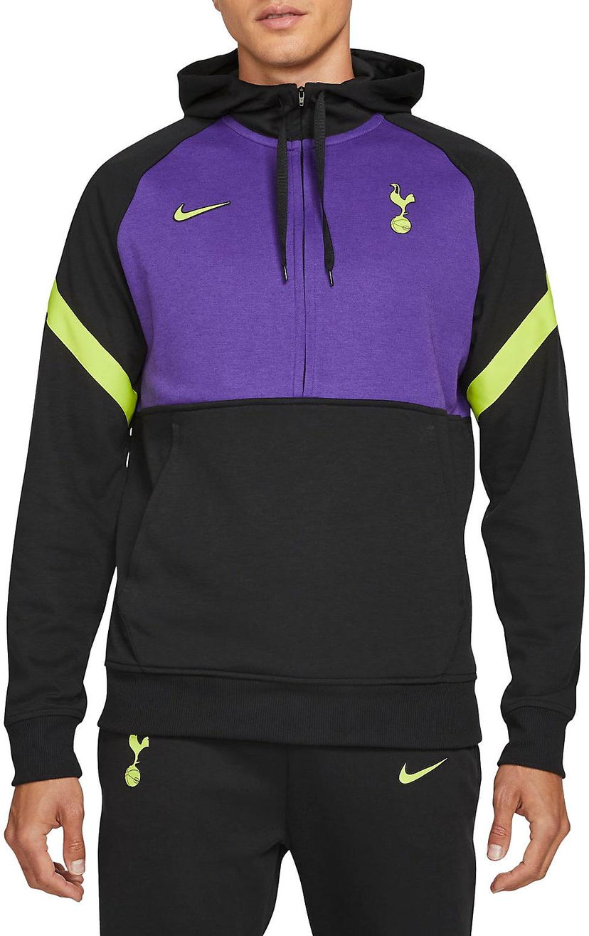 Суитчър Nike Tottenham Hotspur Dri-FIT 1/2 Zip Hoodie Лилаво | cv9942-010