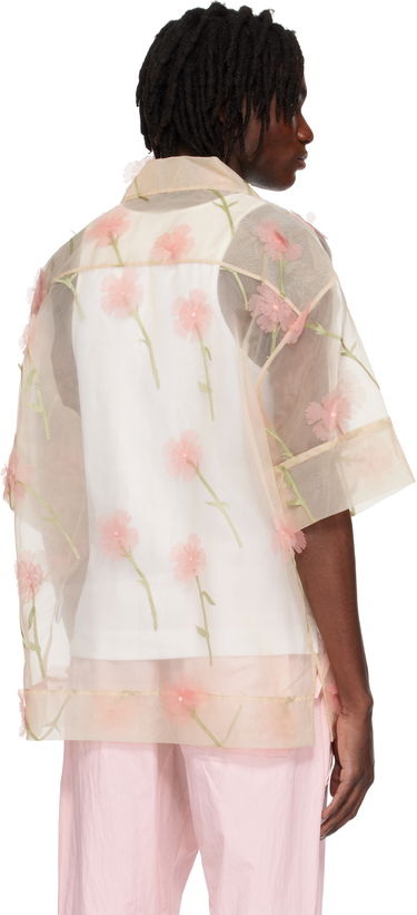Риза Simone Rocha Simone Rocha Carnation Organza Boxy Shirt Бежово | 5332 1245, 2