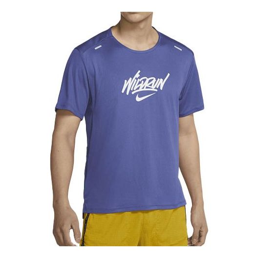 Тениска Nike Sportswear Running Short Sleeve T-Shirt Синьо | DA1169-510