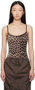 Baserange Emily Leopard Print Bodysuit