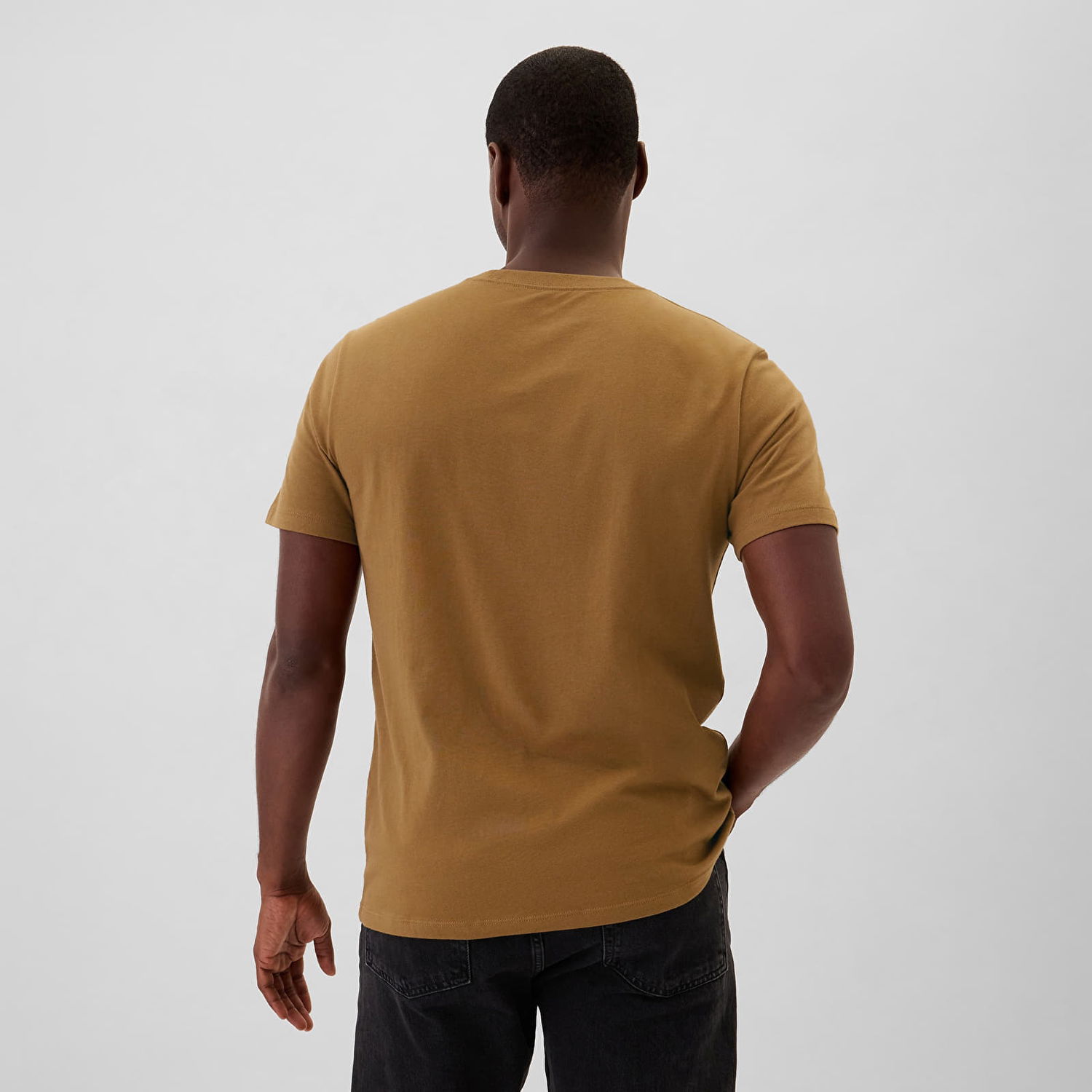 Тениска GAP T-shirt Logo Tee Palomino Brown Global M Кафяво | 542157-00, 1