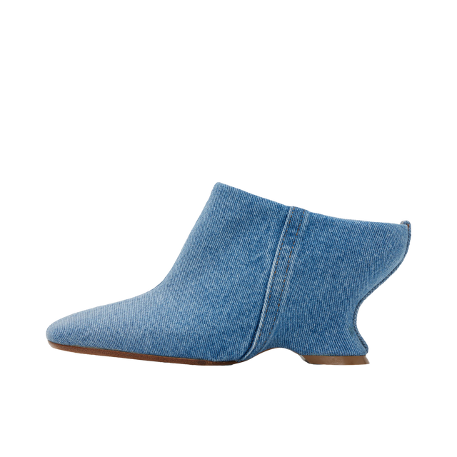 Denim Mules