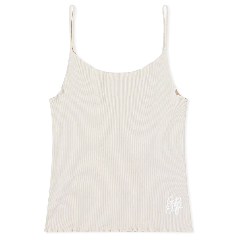 Потник OBEY Scribble Square Cami Top in Бяло | 267822469-CLY