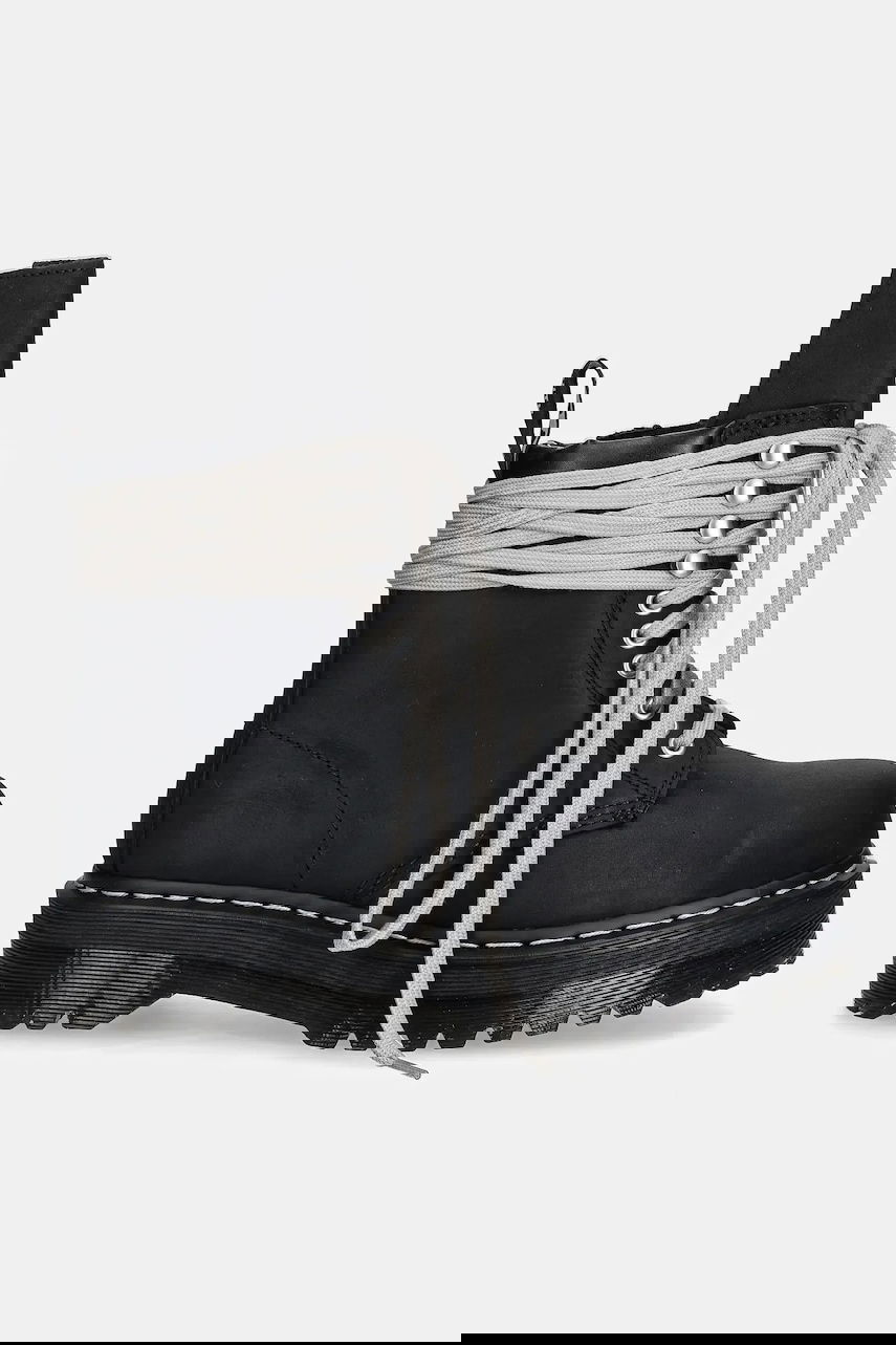 Кецове и обувки Rick Owens Rick Owens DRKSHDW x Dr. Martens Quad Sole Steel Toe Platform Boot Черно | DW02E6813.9001, 1
