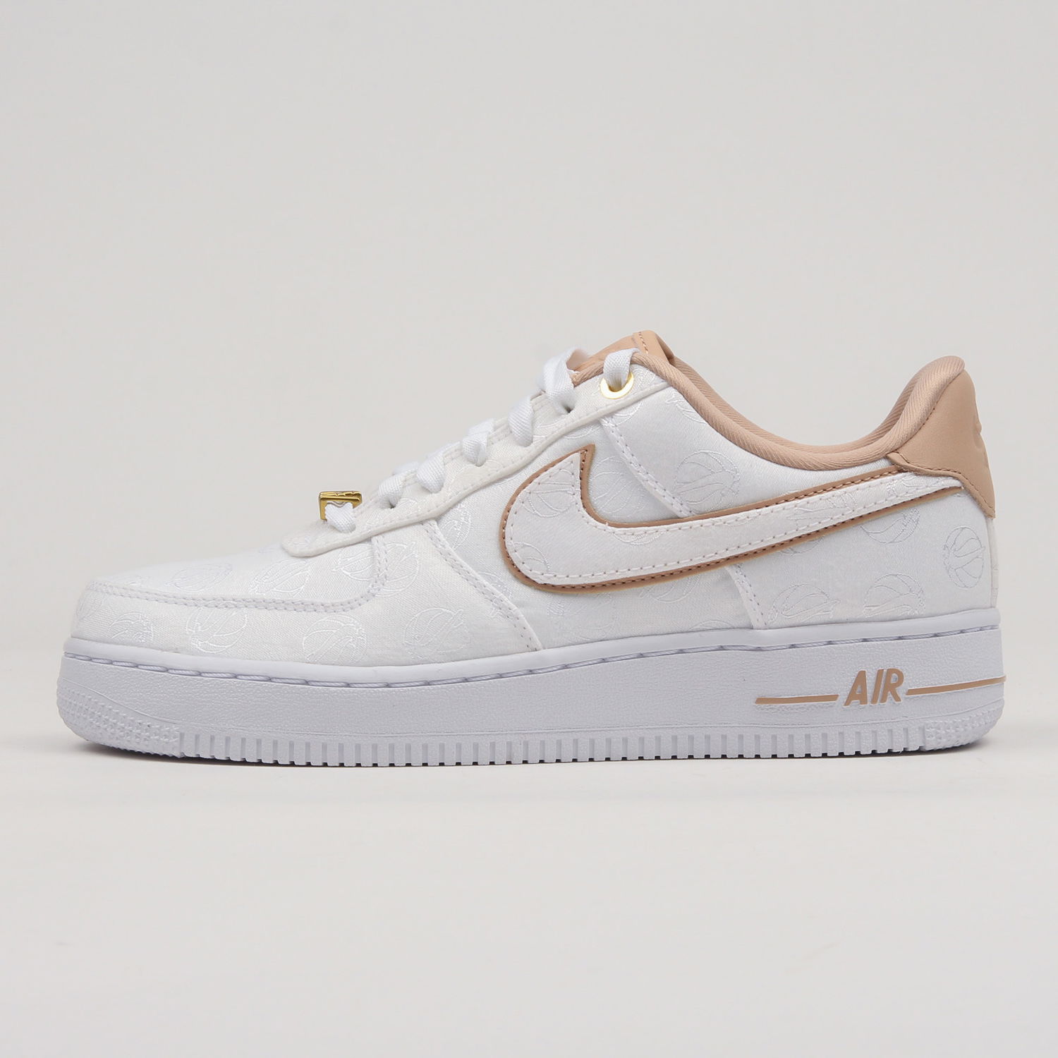 Кецове и обувки Nike Air Force 1 Low '07 Lux ''Basketball Print'' W Бяло | 898889-102, 0