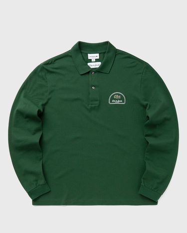 Поло тениска Lacoste BSTN Polo Shirt Long Sleeve Зелено | L1312-132-BSTN, 1
