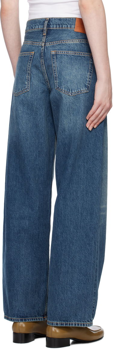Дънки Anine Bing Manon Wide Leg Jeans Синьо | A-06-10584-WHD28, 2