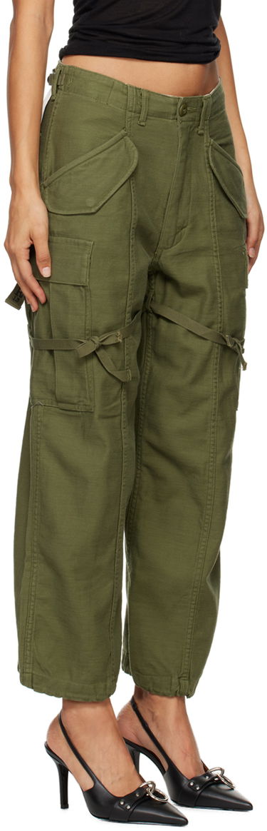 Карго панталони R13 R13 Cropped Cargo Trousers Зелено | R13WR320-D091A, 1
