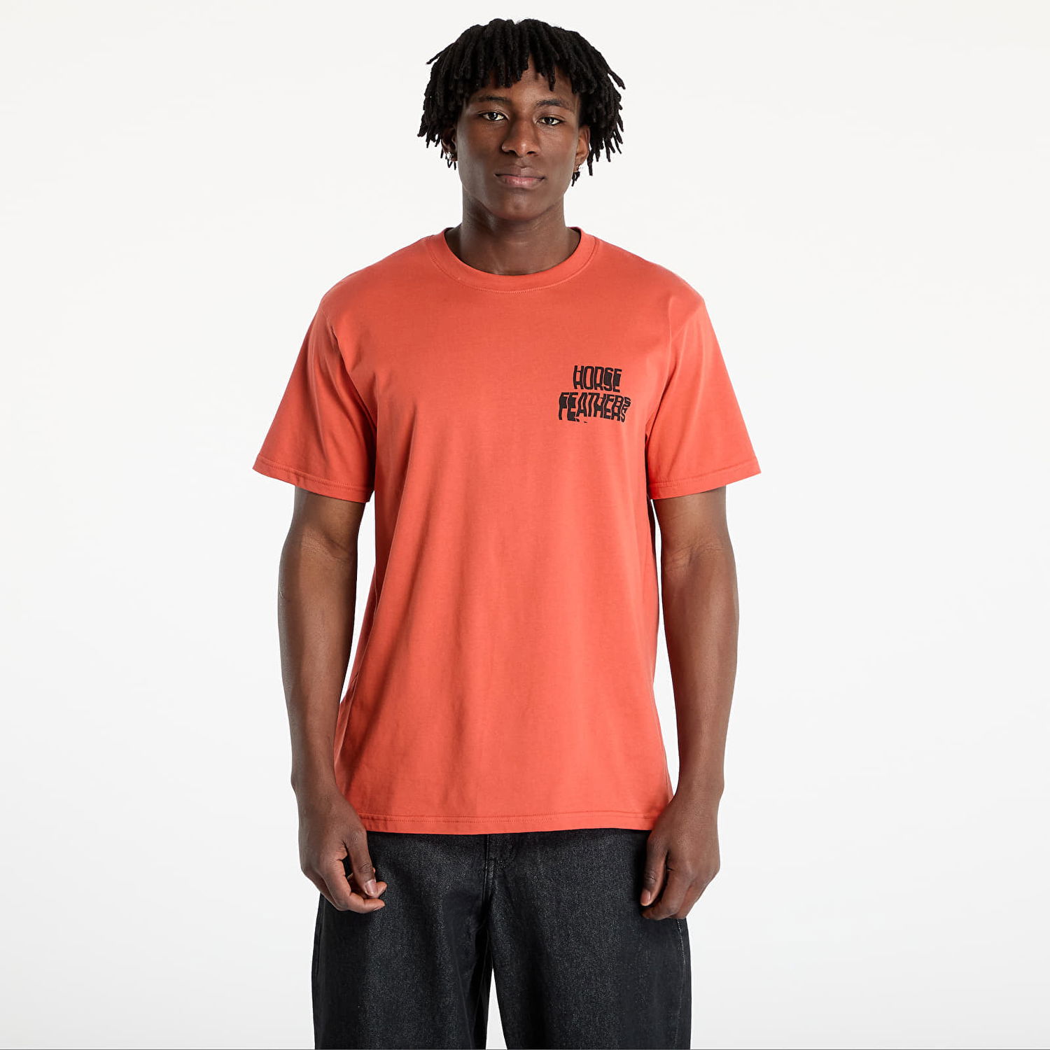 Тениска Horsefeathers Horsefeathers Xerox T-Shirt Оранжево
 | SM1376C, 0