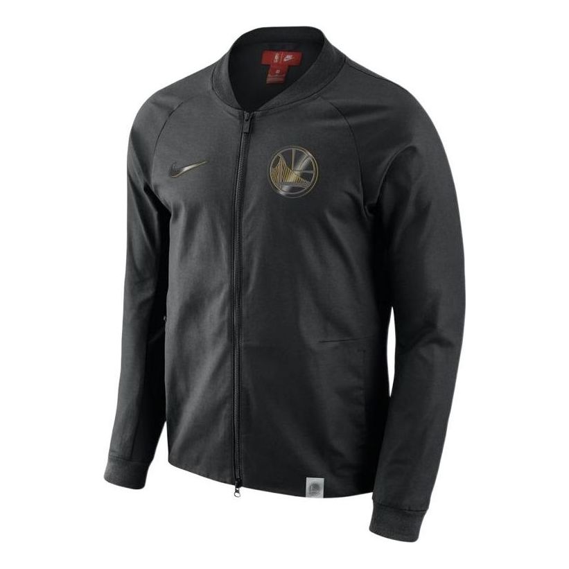 Яке бомбър Nike Golden State Warriors Full-Zip Jacket Черно | 860801-010, 0