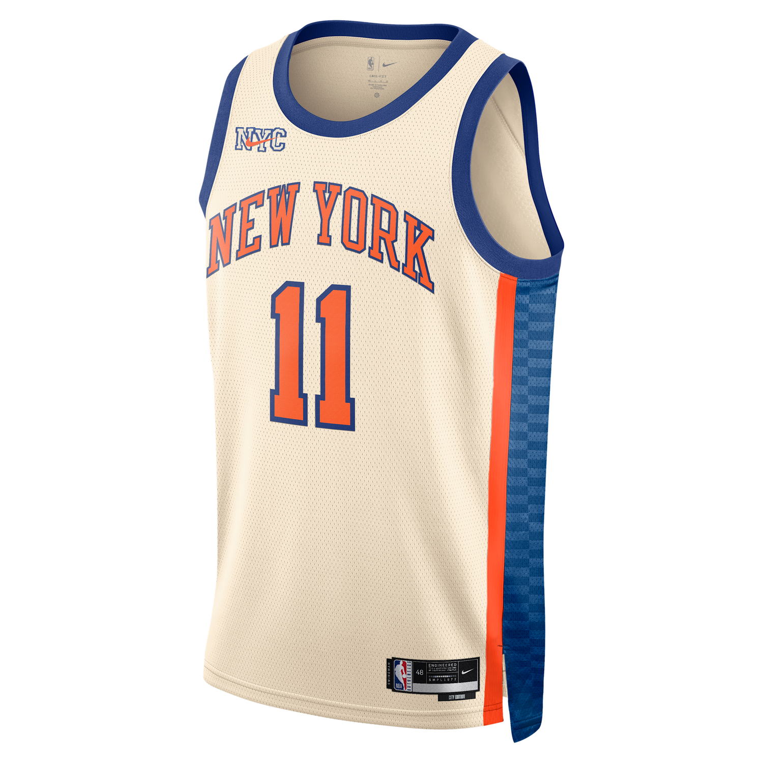 Фланелка Nike Jalen Brunson New York Knicks City Edition Swingman Jersey Бежово | HM5989-123, 0