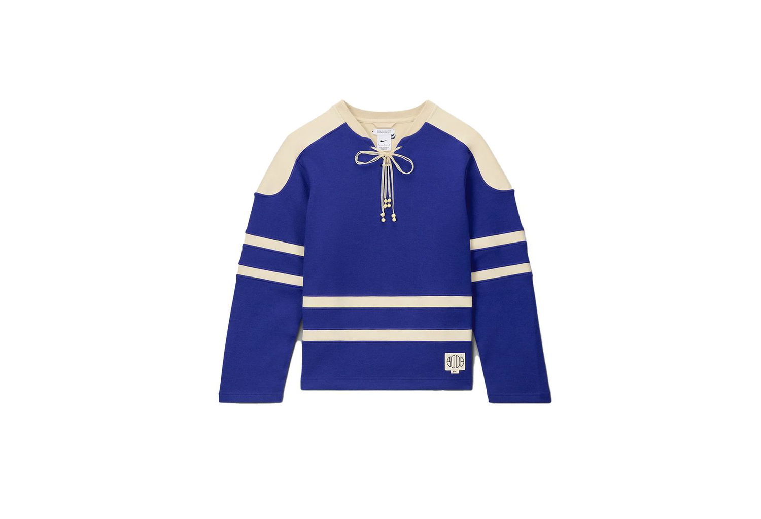 Яке Nike x Bode Lacing Knit Deep Royal Blue & Ecru (SS24) - US S Тъмно синьо | FJ0217-455, 0