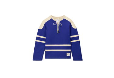 Яке Nike x Bode Lacing Knit Deep Royal Blue & Ecru (SS24) - US S Тъмно синьо | FJ0217-455, 0