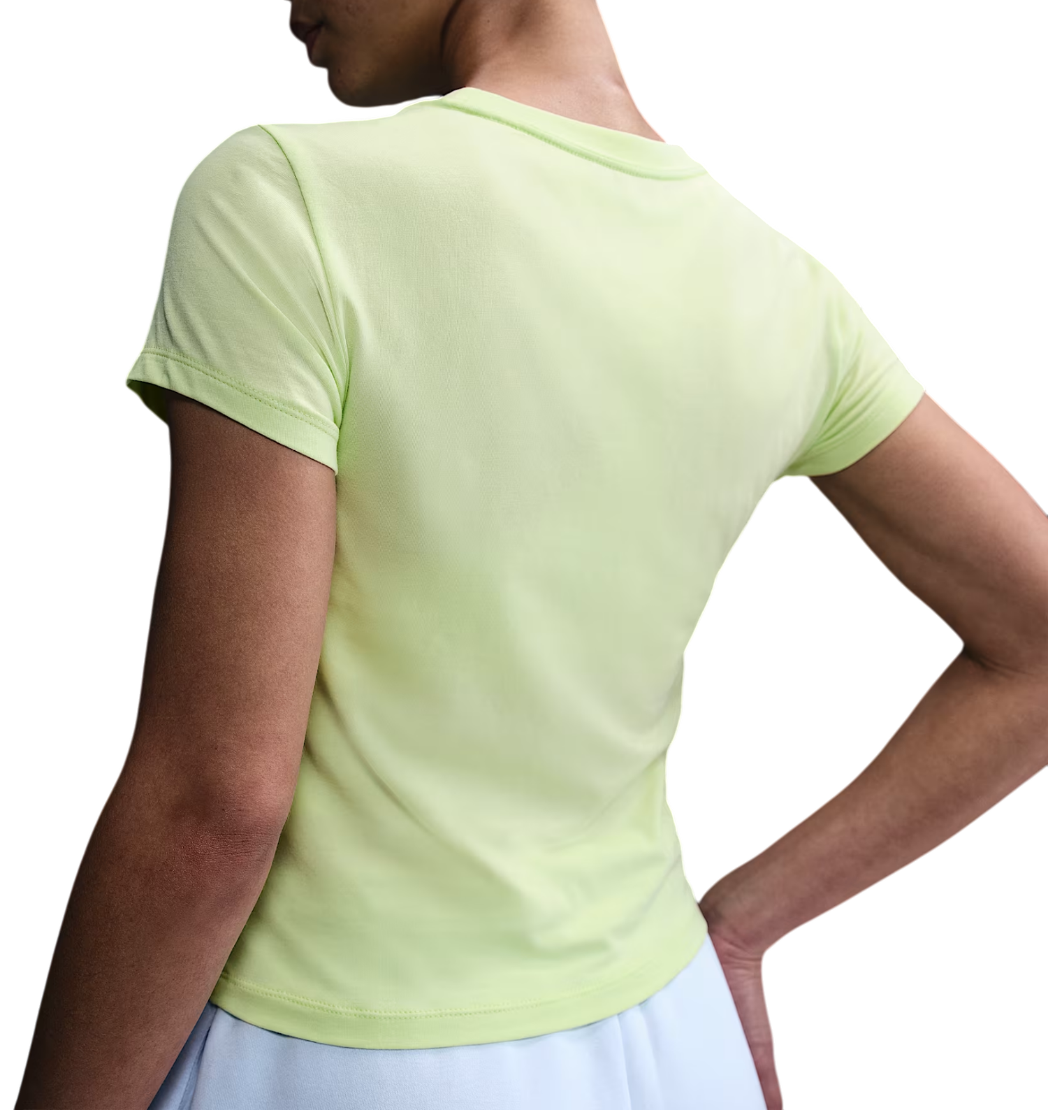 Съкратен топ Nike Nike Knit Crop Top Зелено | FV5508-360, 0