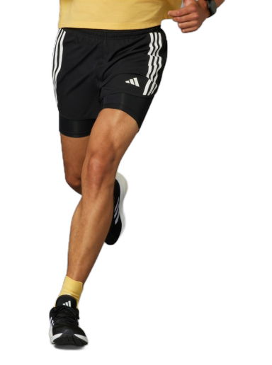 Own the Run 3-Stripes 2-in-1 Shorts