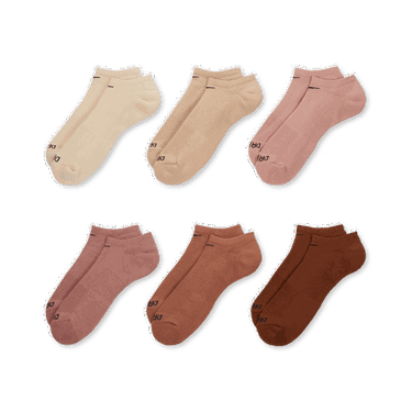 Чорапи Nike Everyday Plus Cushioned Training Ankle Socks (6 Pairs) Бежово | SX6898-904, 1